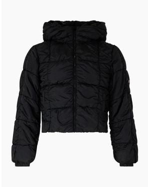 DIESEL W Ralle Out Short Puffer Jacket - Black
