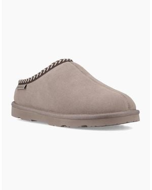 BEARPAW Tabitha Suede Mushroom Slippers - Brown