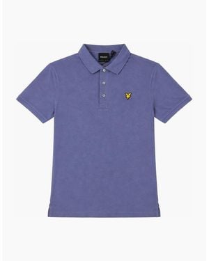 Lyle & Scott Lyle & Scott Plain Polo Shirt Rich - Blue