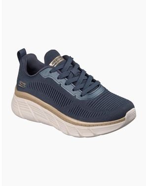 Skechers Bobs B Flex Hi Flying Textile Trainers - Blue