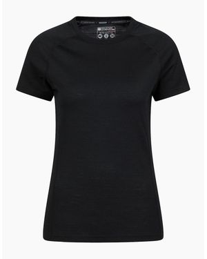 Mountain Warehouse Ladies Summit Merino Wool Thermal Top - Black