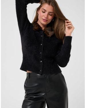 Cream Inaya Cardigan - Black