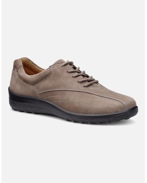 Hotter Tone Ii Wide Fit Shoes - Brown