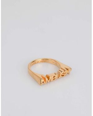 Ambush Nameplate Ring - White