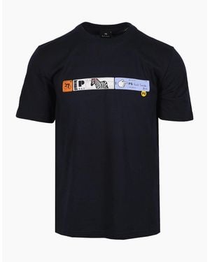 Paul Smith Reg Fit T-Shirt Dark - Black