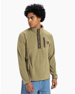 Quiksilver No Destination 2 Half Zip Fleece - Green