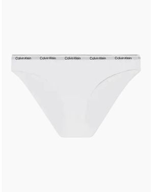 Calvin Klein Modern Logo Bikini Brief - White