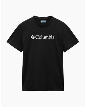 Columbia Basic Large Chest Logo T-Shirt - Black