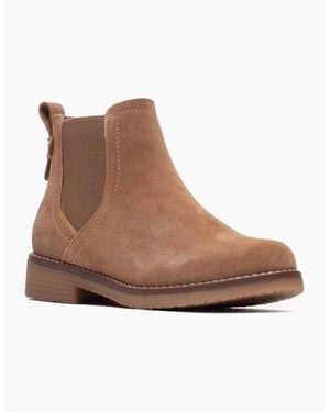 Hush Puppies Maddy Suede Light Tan Boots - Brown