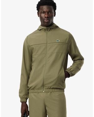 Lacoste Water-Repellent Sport Track Jacket - Green
