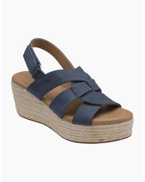Lotus Reina Wedge Sandals - Blue