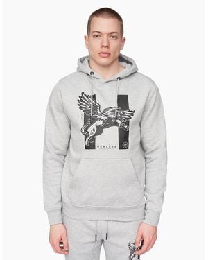 Henleys Curveball Hoodie Marl - Grey