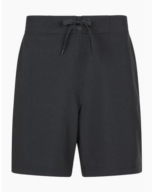 Mountain Warehouse Ladies Quick Dry Long Length Boardshorts - Black