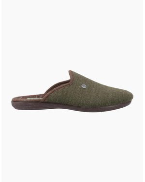 Cotswold Spelsbury Slippers Khaki - Green