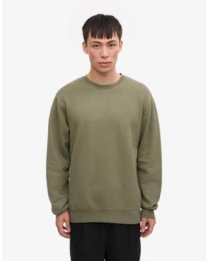 COLORFUL STANDARD Classic Organic Crew Neck Sweatshirt - Green