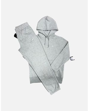 Nike Club Hooded Tracksuit - Grey