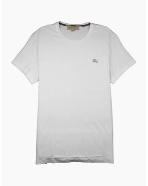 Burberry Joe-Forth Embroidered Logo T-Shirt - Grey