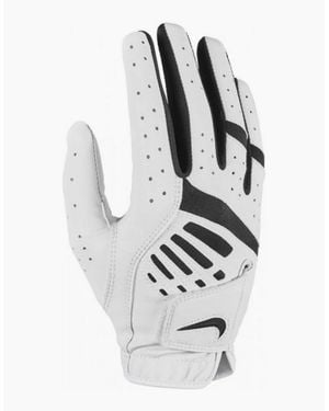 Nike Ladies Dura Feel Ix Right Hand Golf Glove - White