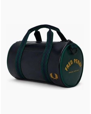 Fred Perry Classic Mini Barrel Bag/Grassroots - Black