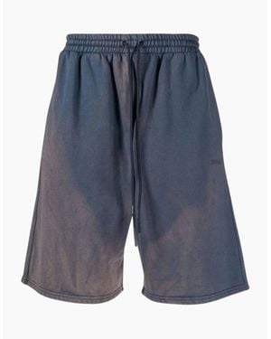 Off-White c/o Virgil Abloh Diag Tab Vintage Skate Sweatshorts Outerspace - Blue
