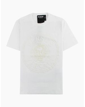 Versus Versace Versus Slim Fit Lion T-Shirt - White