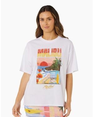 Rip Curl Rip Curl Hayley O Heritage Short Sleeve T-Shirt - White