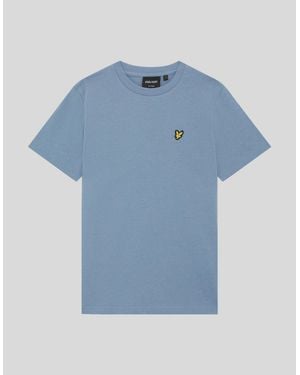 Lyle & Scott Cotton Crew Neck T-Shirt - Blue