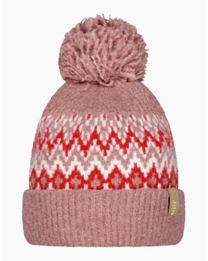 Barts Nakarah Bobble Hat - Red