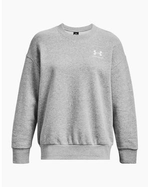 Under Armour Armour Ua Icon Fleece Os Crew Sweatshirt - Grey