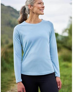 Mountain Warehouse Ladies Endurance Long-Sleeved Top - Blue