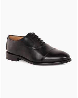 Jones Bootmaker Matthew Wide Fit Oxford Shoes - Black