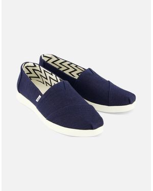 TOMS Alpargata Plus Jute Espadrilles - Blue