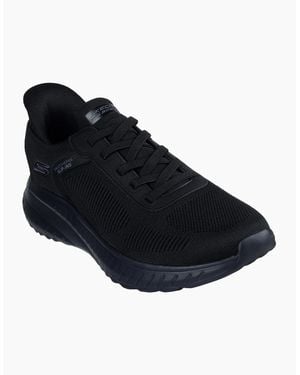 Skechers Bobs Sport Squad Chaos Solid Step Sole Trainers - Blue
