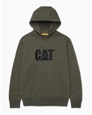 Caterpillar Trademark Hooded Sweatshirt Army Moss Heather - Green