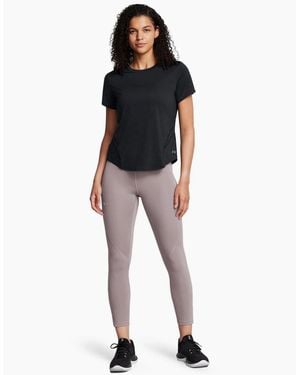 Under Armour Elite Vent Loose Crew Neck Short Sleeve T-Shirt - Black