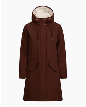 Trespass Ladies Vailsom Waterproof Jacket - Brown