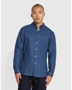 Farah Long Sleeve Shirt - Blue