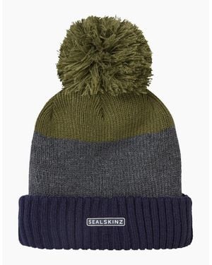 SealSkinz Flitcham Waterproof Bobble Hat - Green