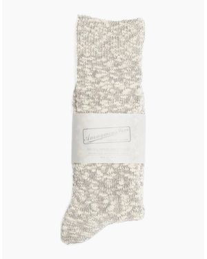 Anonymous Ism Classic Slub Crew M. Socks - White