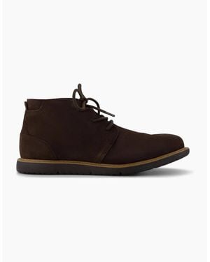 TOMS Navi Lace Up Chukka Boot Lightweight Outsole Chocolate - Brown