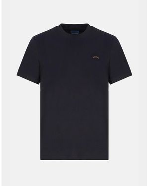 Paul & Shark Pure Cotton Jersey Badge T-Shirt - Blue