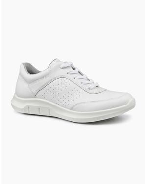 Hotter Orion Wide Fit Trainers - White