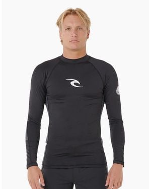 Rip Curl Rip Curl Waves Long Sleeve Rash Vest - Blue