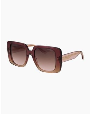 Trussardi Sunglasses Tsw9029 C01 53 - Brown