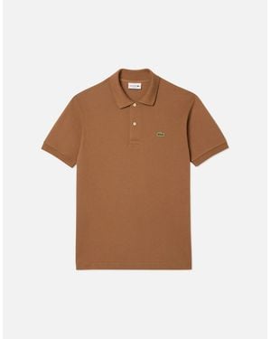 Lacoste L1212 Classic Polo T-Shirt - Brown