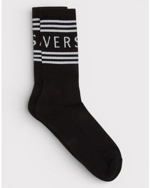 Versace Logo Socks - Black