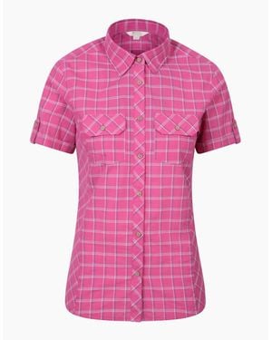 Mountain Warehouse Ladies Cotton Holiday Shirt - Pink