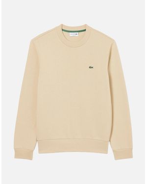 Lacoste Sh9608 Crew Sweat - Natural