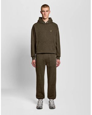 Lyle & Scott Heavy Wash Cotton Joggers - Green
