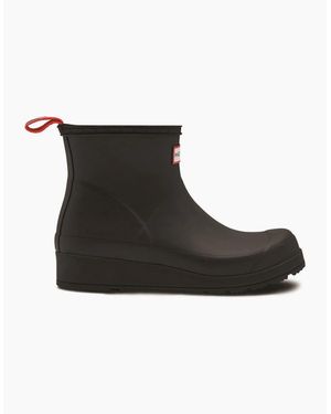 HUNTER Play Short Wellington Boots - Black